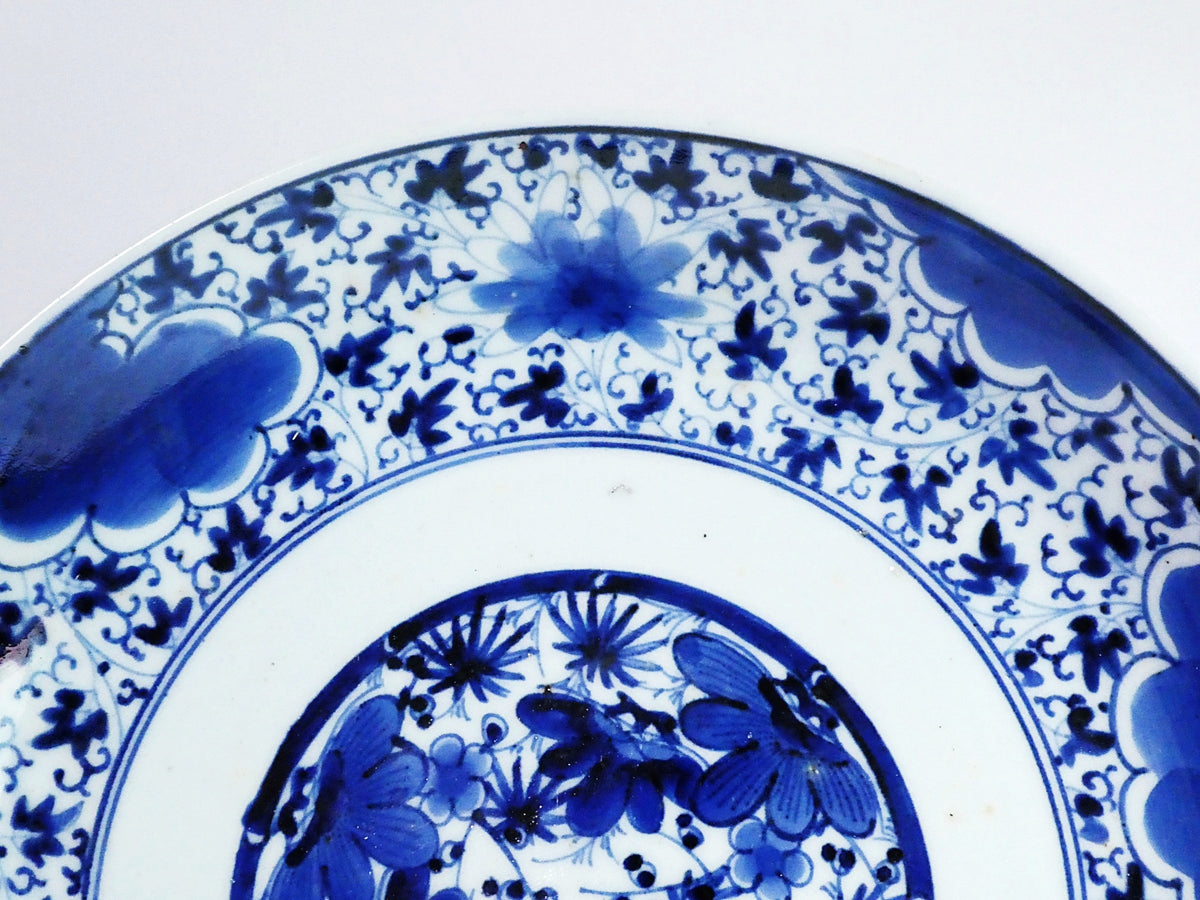 古伊万里 花唐草 松竹梅図 尺皿 大皿 – n3curio