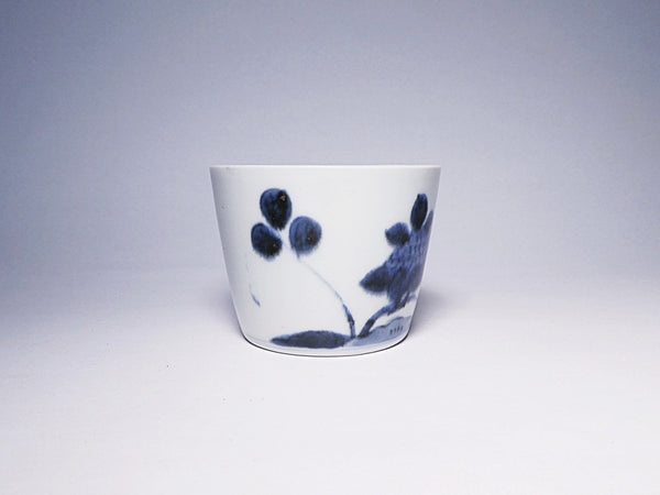 古伊万里　紫陽花の図　そば猪口　蕎麦猪口