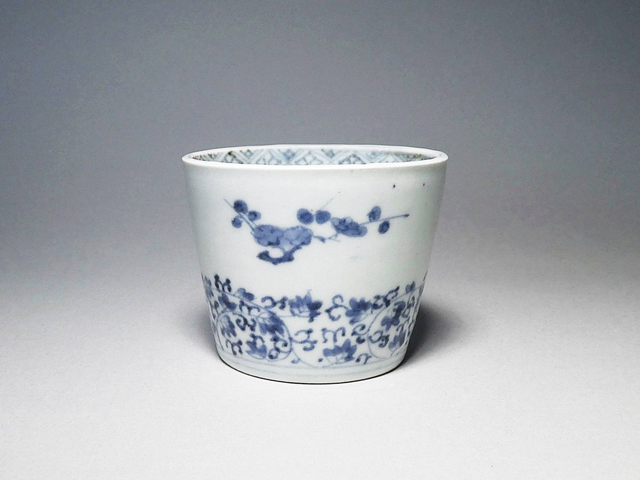 古伊万里 白磁 そば猪口 蕎麦猪口 濁し手 NO.D1-3972 - 工芸品