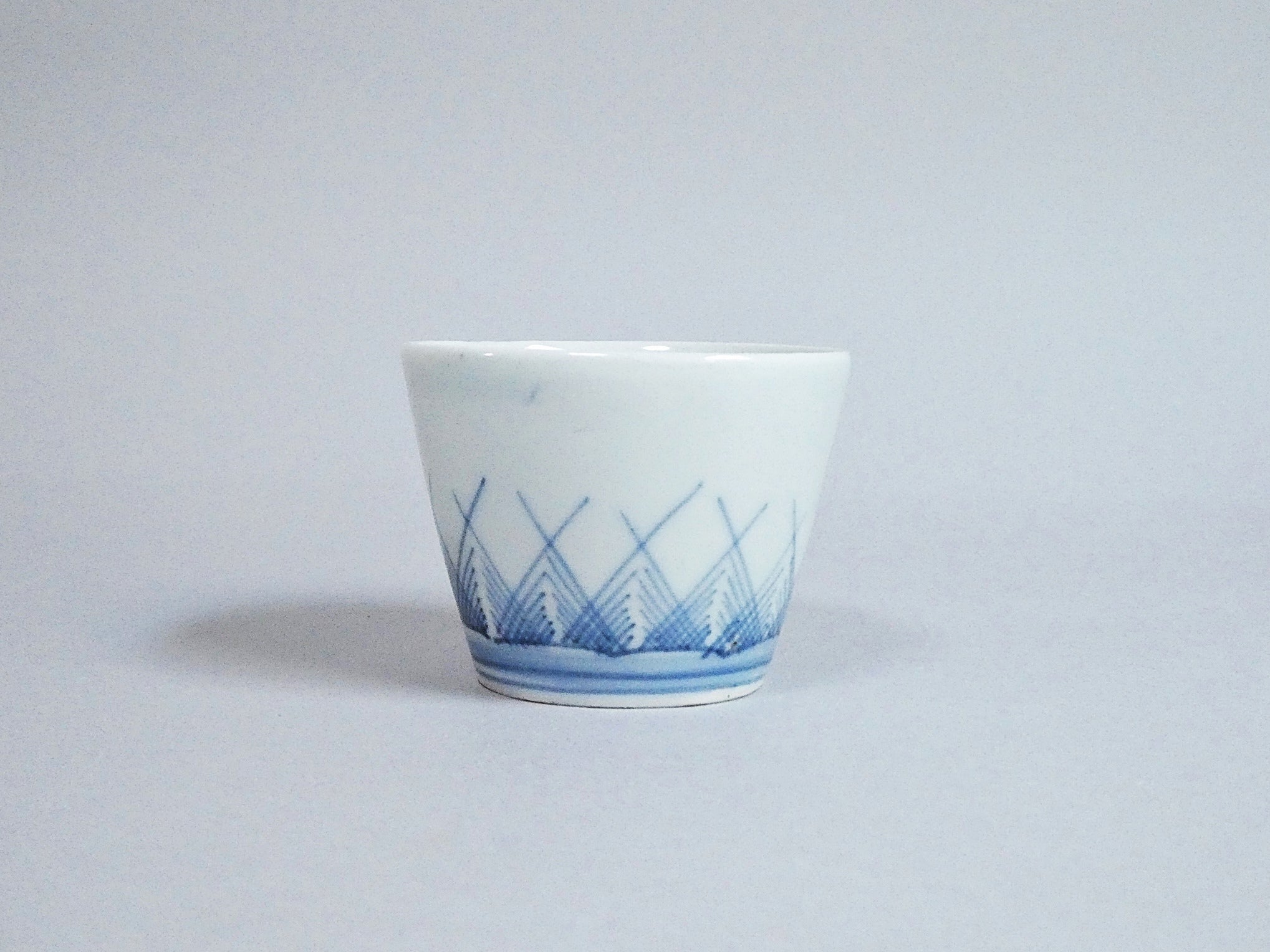 古伊万里 交叉線文 そば猪口 蕎麦猪口 – n3curio